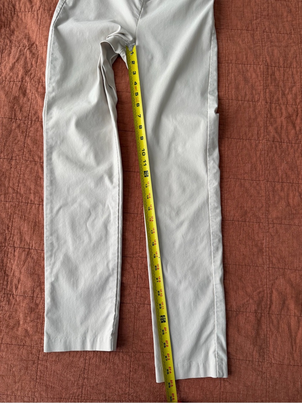 J. McLaughlin Masie Pull-On Pants 4 Stone Beige Slim Tapered Leg Elastic Waist - Picture 8 of 11